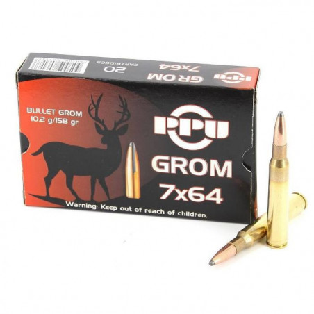Balles Partizan demi-blindée GROM - Cal. 7x64