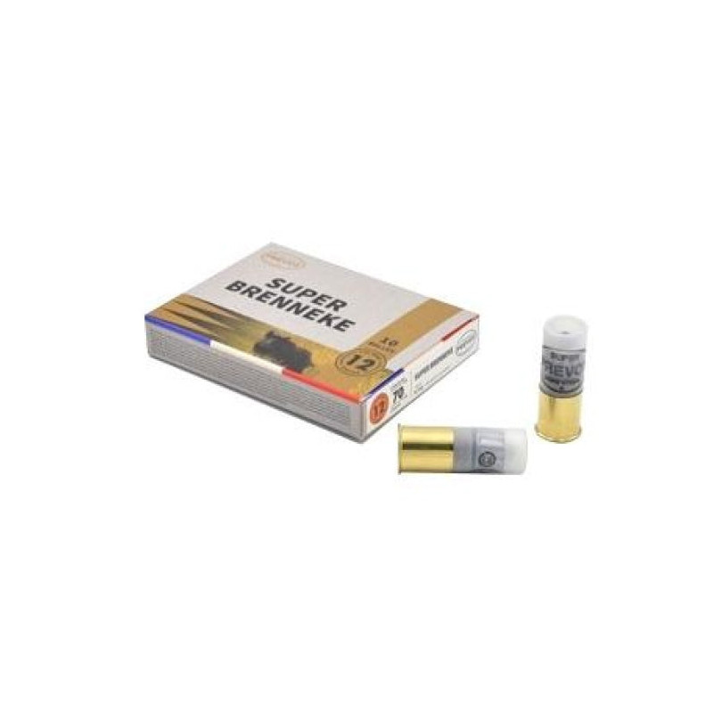 Balles Prevot Super Brenneke demi-blindée 31g - Cal. 12/70
