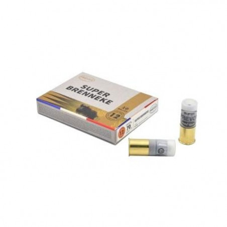 Balles Prevot Super Brenneke demi-blindée 31g - Cal. 12/70