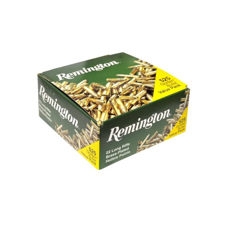 Balles Remington Golden Pointe Creuse High Velocity HP - Cal. 22LR