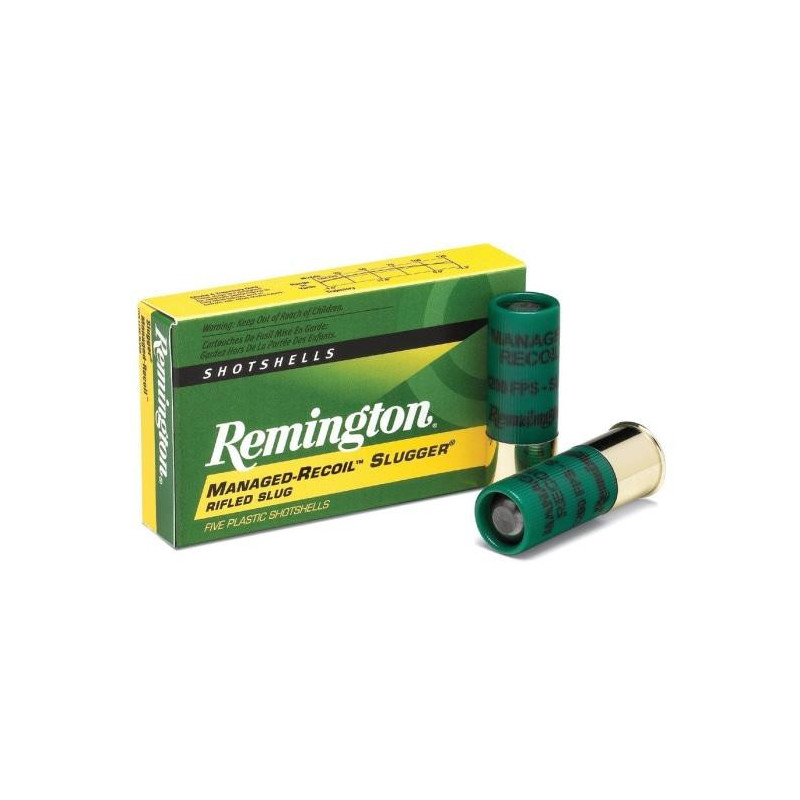Balles Remington Managed Recoil Slugger - Cal. 12/70