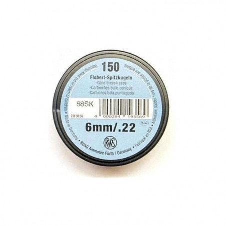 Balles RWS - Cal. 22 / 6 mm flobert - Par 150