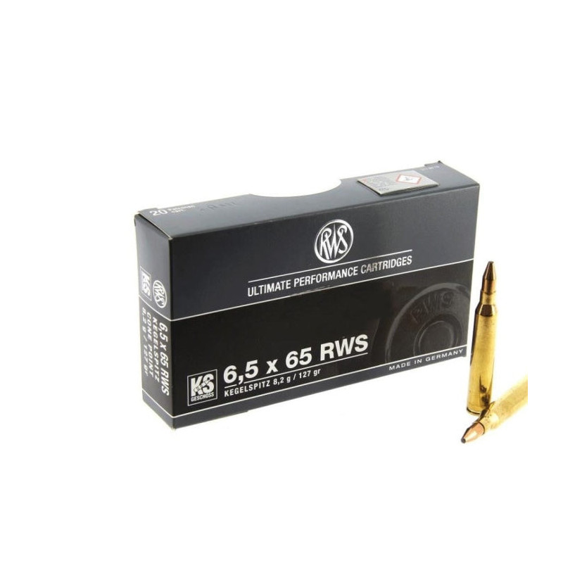 Balles RWS KS 8.2 g - Cal 6.5x65 RWS