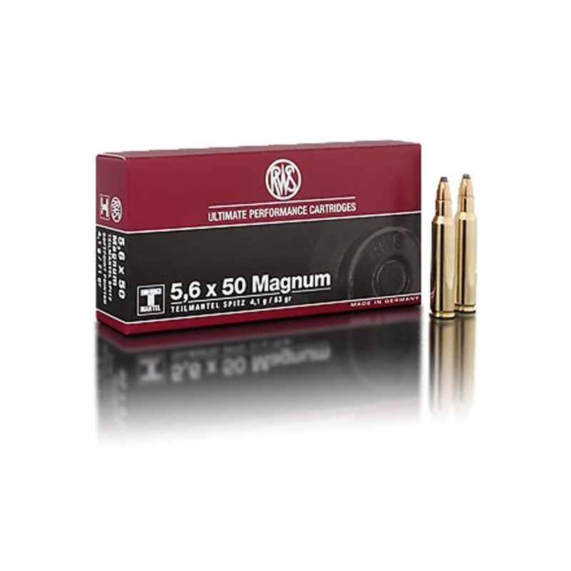 Balles RWS tms 4.1 g - Cal. 5.6x50 Mag