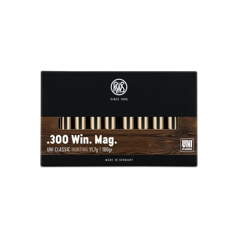 Balles RWS Uni Classic - Cal. 300 Win. Mag.
