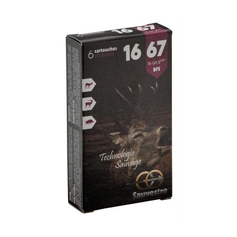 Balles Sauvestre à balle grand gibier - Cal. 16/67