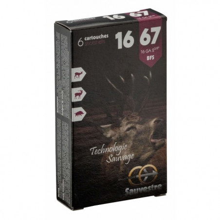 Balles Sauvestre à balle grand gibier - Cal. 16/67