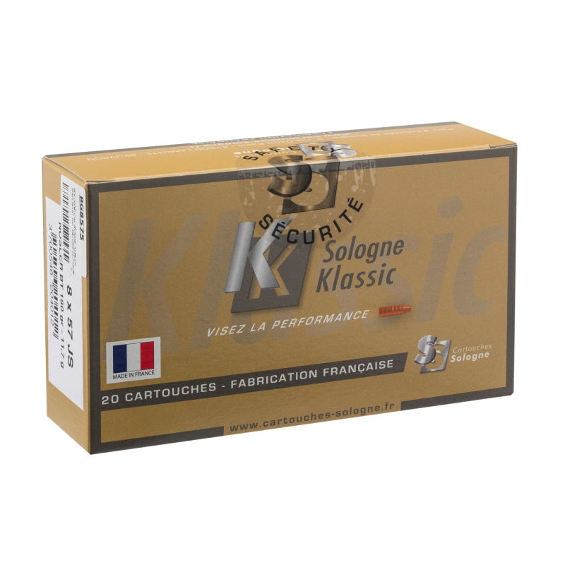 Balles Sologne - Cal. 8x57 JS