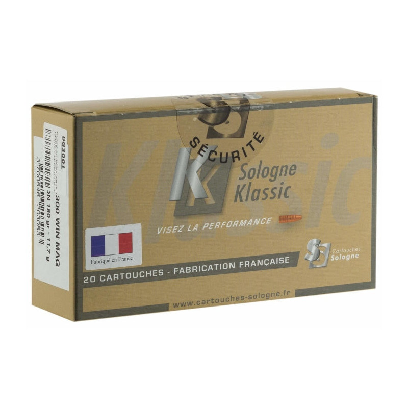 Balles Sologne Nosler Partition - Cal. 300 Win Mag
