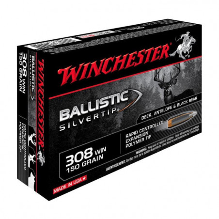 Balles Winchester Ballistic Silvertip - Cal. 308 Win.
