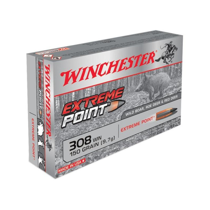 Balles Winchester Extreme Point - Cal. 308 Win.