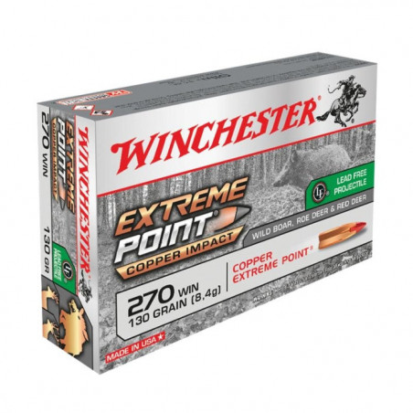Balles Winchester Extreme Point Lead Free - Cal. 270 Win.