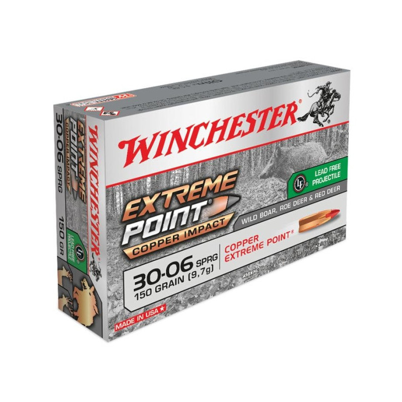 Balles Winchester Extreme Point Lead Free - Cal. 30-06 Springfield