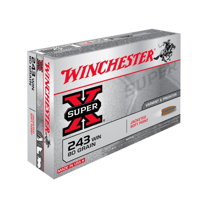 Balles Winchester Power Point - Cal. 243 Win.