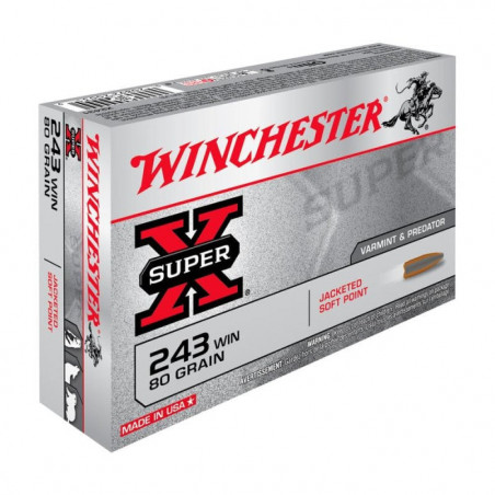 Balles Winchester Power Point - Cal. 243 Win.