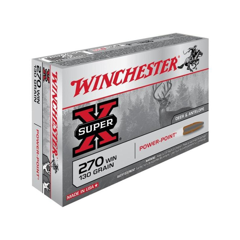 Balles Winchester Power Point - Cal. 270 Win.