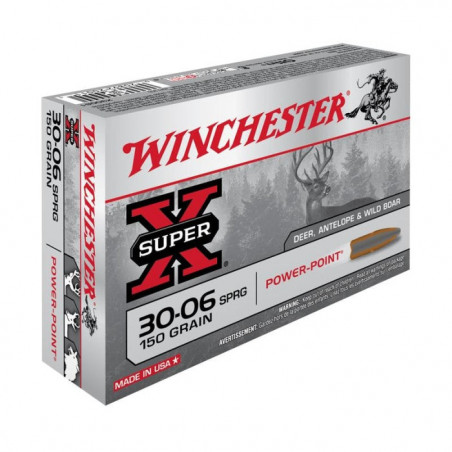 Balles Winchester Power Point - Cal. 30-06 Springfield