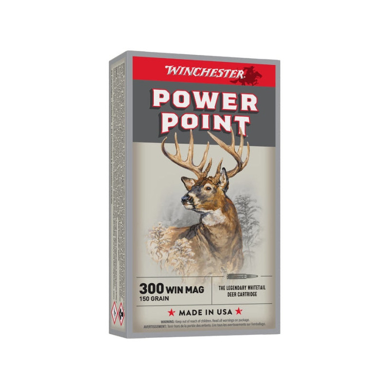 Balles Winchester Power Point - Cal. 300 Win. Mag.
