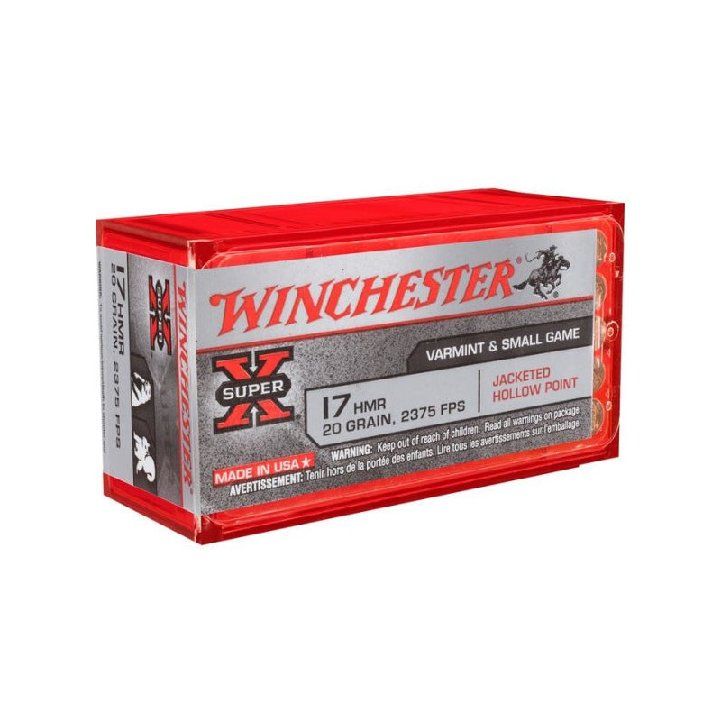 Balles Winchester Super-X - Cal. 17HMR