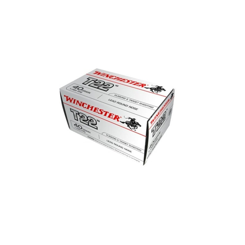 Balles Winchester T22 - Cal. 22LR - 40 gr LRN
