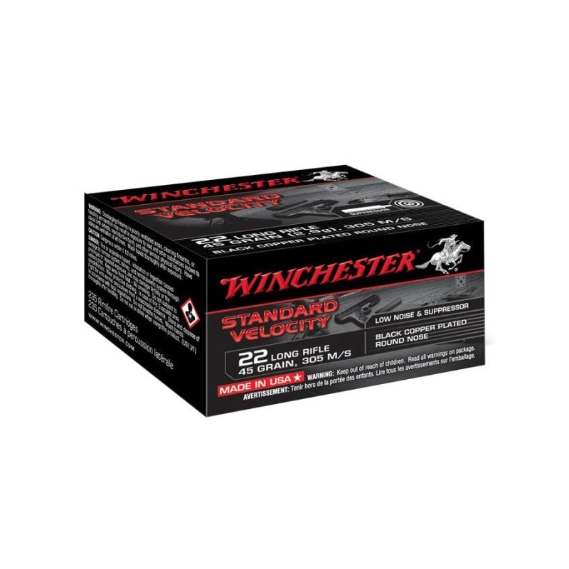 Balles Winchester Velocity Black CP - Cal. 22LR