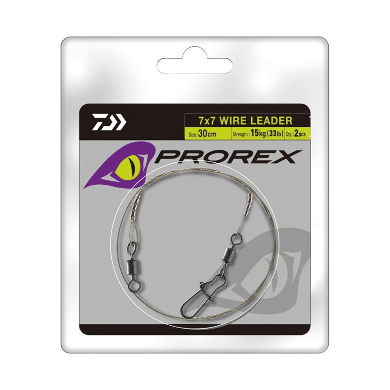 Bas de ligne Acier Daiwa Prorex 7x7 Wire Leader