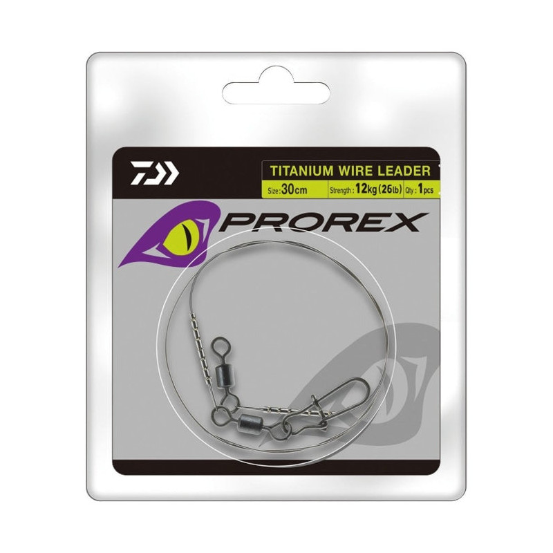 Bas de ligne Acier Daiwa Prorex Titanium Wire Leader