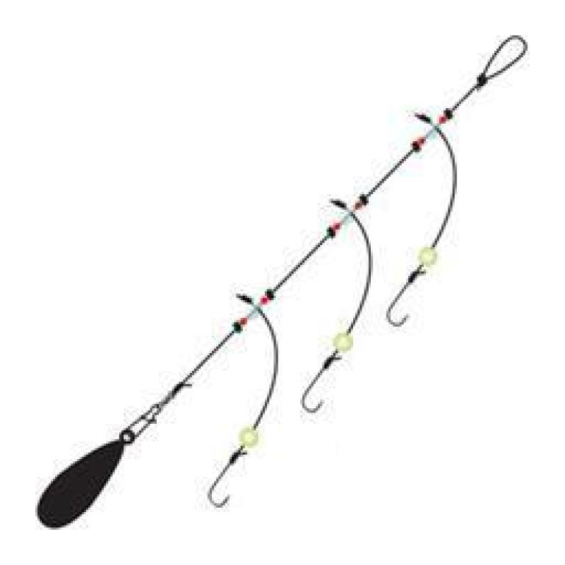 Bas de ligne montée Daiwa Poissons Plats