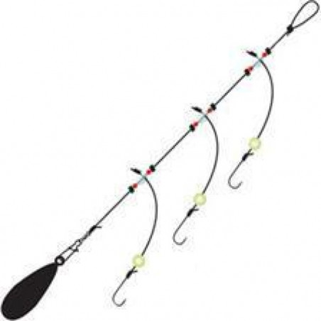 Bas de ligne montée Daiwa Poissons Plats