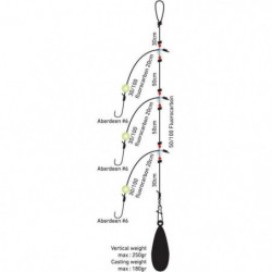 Bas de ligne montée Daiwa Poissons Plats