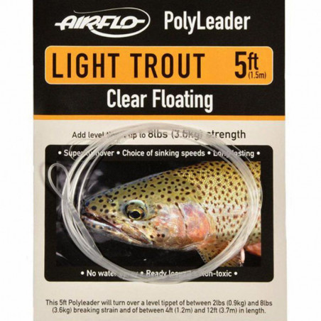 Bas de ligne polymère Airflo LT Trout - 1,50 m