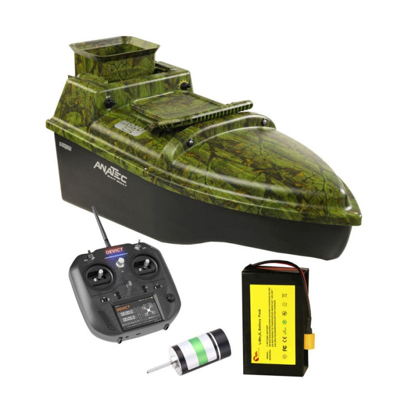 Bateau amorceur Anatec Monocoque S OAK Batterie Lithium Moteur Brushless DE-SR07