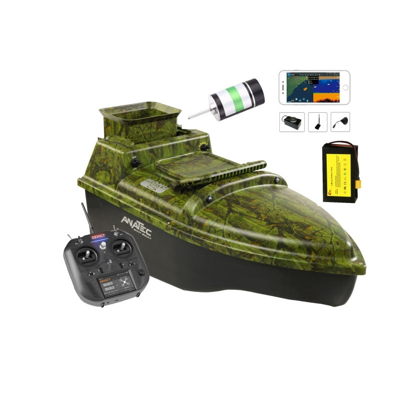Bateau amorceur Anatec Monocoque S OAK Batterie Lithium Moteur Brushless DE-SR07 Fishing robot