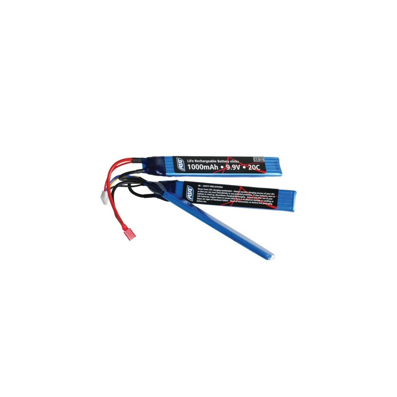 Batterie ASG Li-Fe 9.9V 1000mAh TP - 3 Sticks