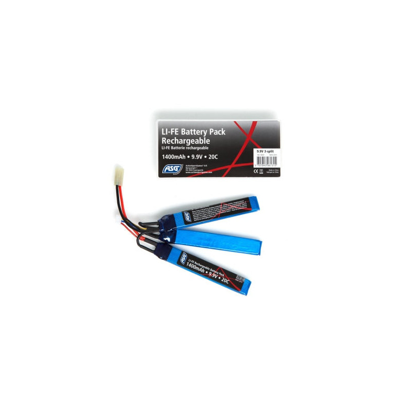 Batterie ASG Li-Fe 9.9V 1400mAh - 3 Sticks