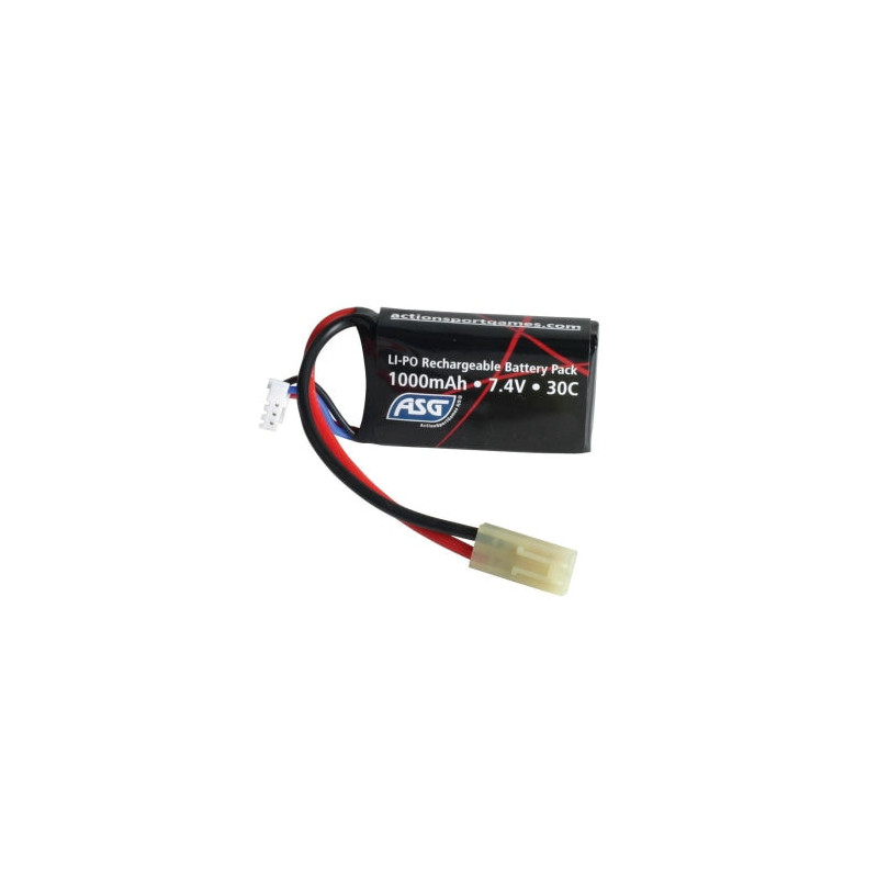 Batterie ASG Li-Po 7.4V 1000mAh - 1 Stick Compacte