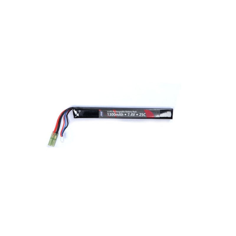 Batterie ASG Li-Po 7.4V 1300mAh - 1 Stick