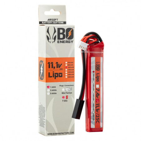 Batterie BO Manufacture 1 Stick Lipo 3S - 11.1V