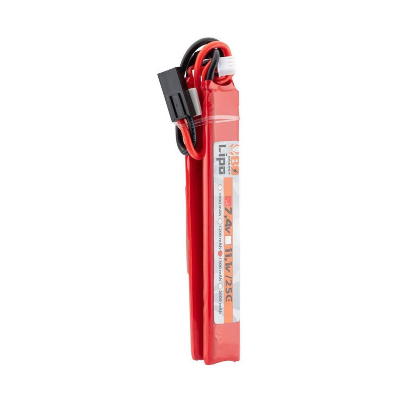 Batterie BO Manufacture 2 Sticks Lipo 2S 7.4V - 1300 mAh