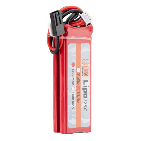 Batterie BO Manufacture 2 Sticks Lipo 3S 11.1V - 1300 mAh