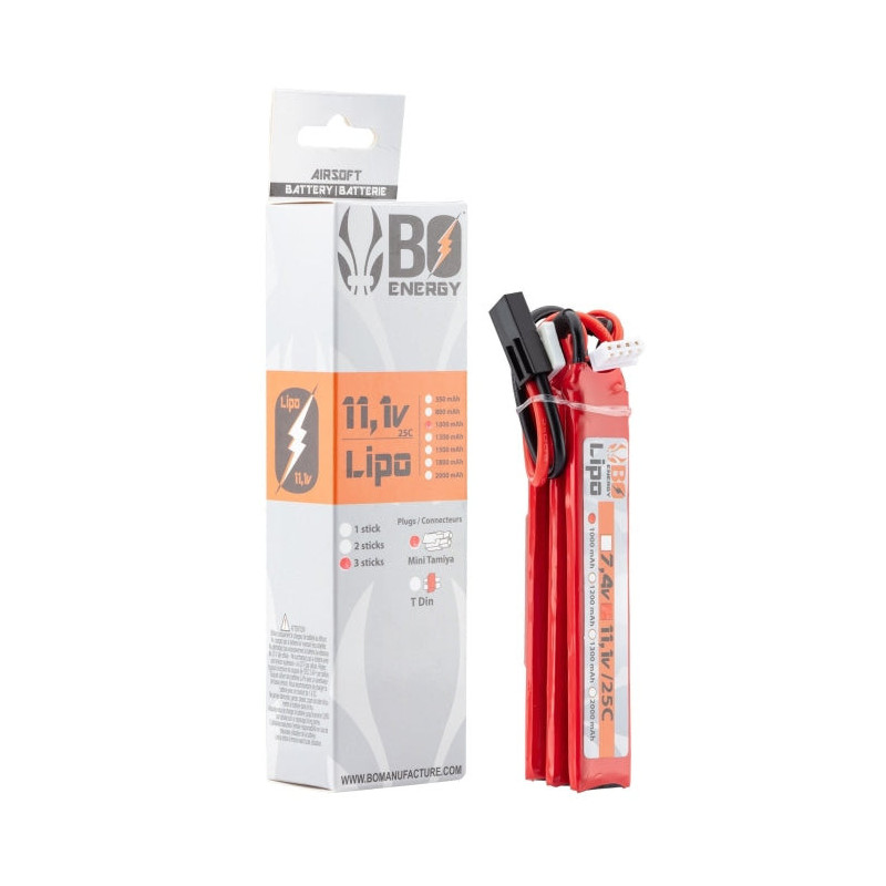 Batterie BO Manufacture 3 Sticks Lipo 3S - 11.1V