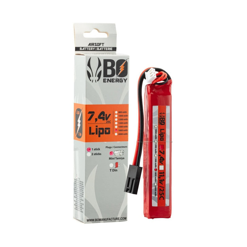 Batterie BO Manufacture Lipo 2S - 7.4V
