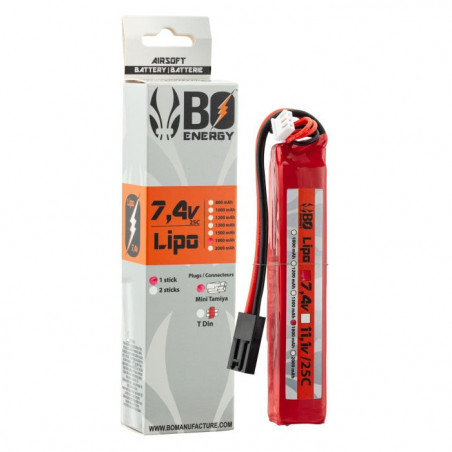 Batterie BO Manufacture Lipo 2S - 7.4V