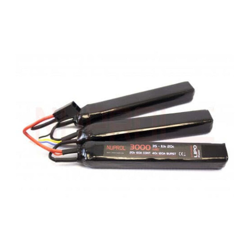Batterie LiPo Nuprol - 11,1 v 3000 mah nunchuck 20 c