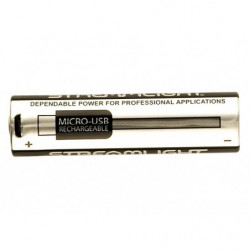 Batterie Lithium-ion Streamlight 18650 Rechargeable- Port USB Integre - Pack de 2