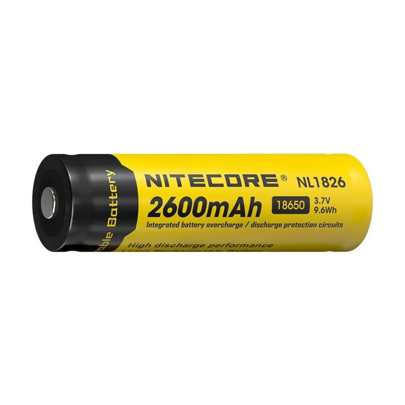 Batterie Nitecore Li-ion 18650 - 2600mAh