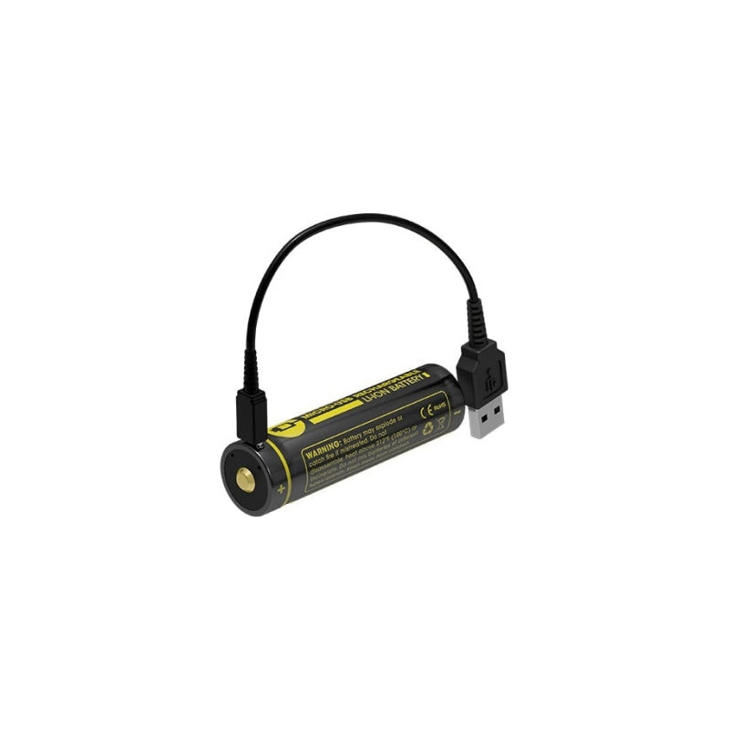Batterie Nitecore Li-ion 18650 - 2600mAh Port USB
