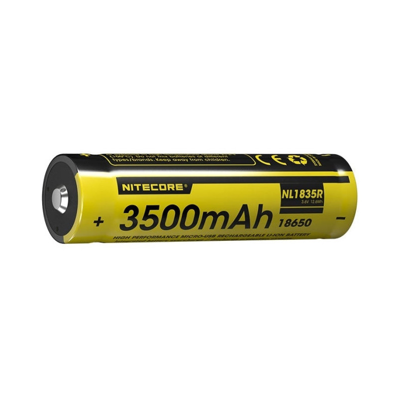 Batterie Nitecore Li-ion 18650 - 3500mAh Port USB