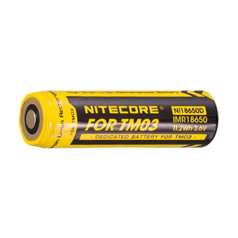 Batterie Nitecore Li-ion 18650 pour TM03