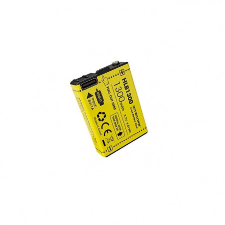 Batterie Nitecore Li-ion HLB1300 pour UT27 et UT27PRO - 1300 mAh